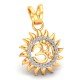 Om Surya Gold Pendant