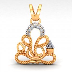 Spiral Ganesh Ji Locket