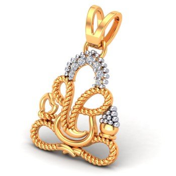 Spiral Ganesh Ji Locket