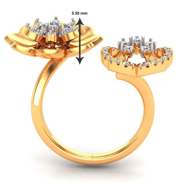 Bridal Cocktail Ring in Gold