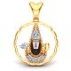 Tirupati Balaji Pendant Gold