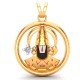 Tirupati Balaji Gold Pendant