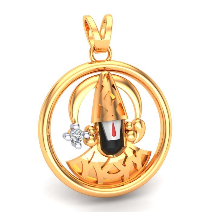 Tirupati Balaji Gold Pendant