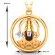 Tirupati Balaji Gold Pendant