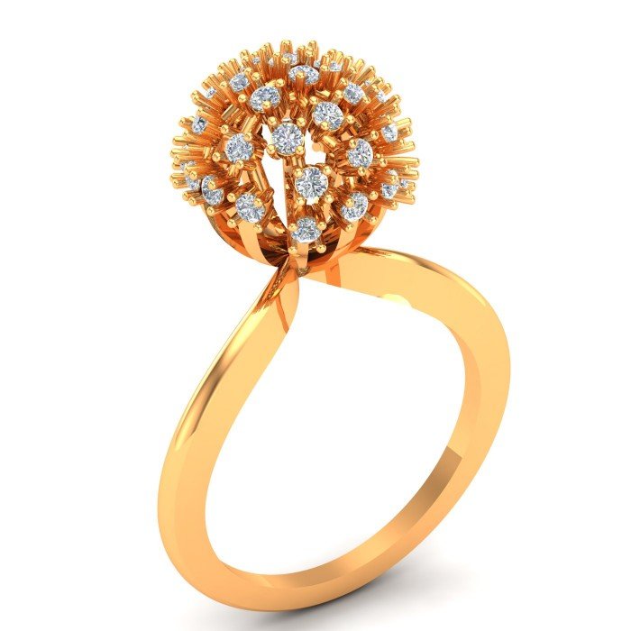 Globe Gold Ring