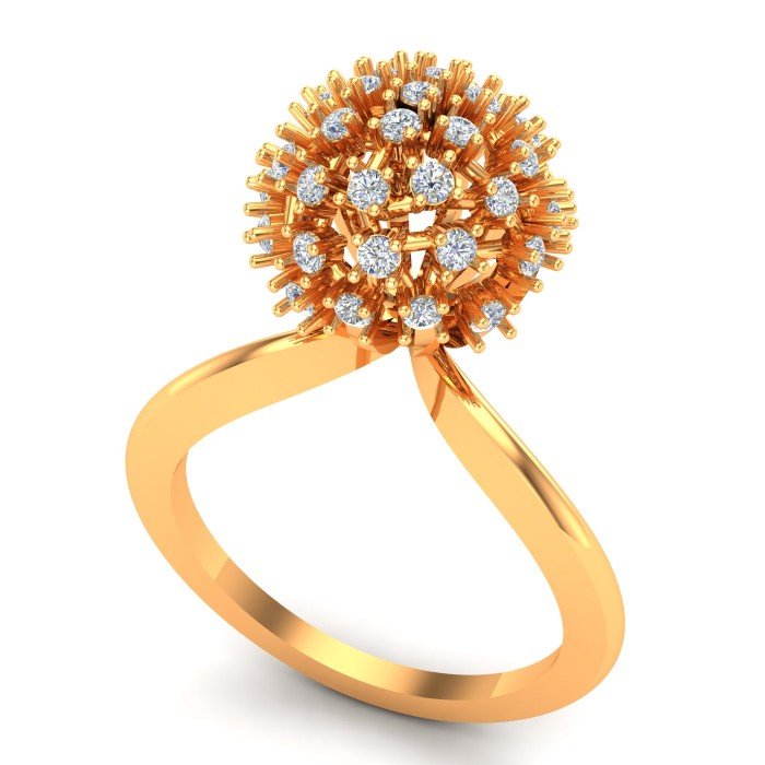 Globe Gold Ring