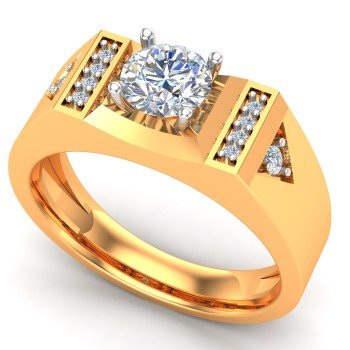 Solitaire Gents Ring