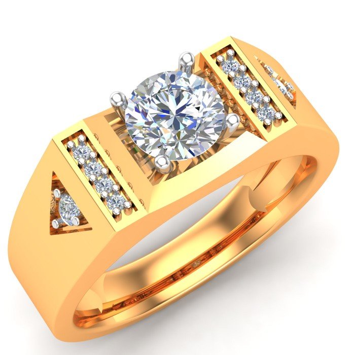 Solitaire Gents Ring