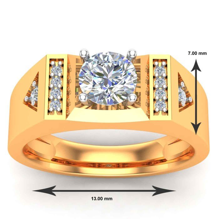 Solitaire Gents Ring