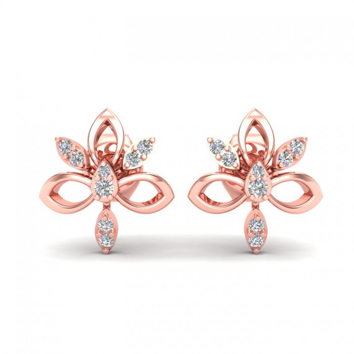 Rose Gold Earring