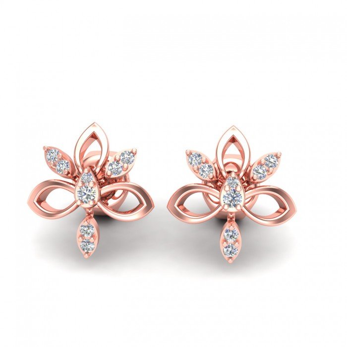 Rose Gold Earring