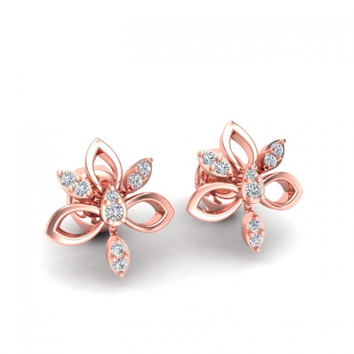 Rose Gold Earring