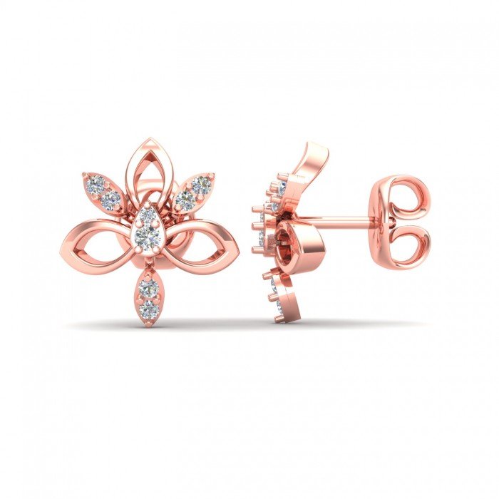 Rose Gold Earring