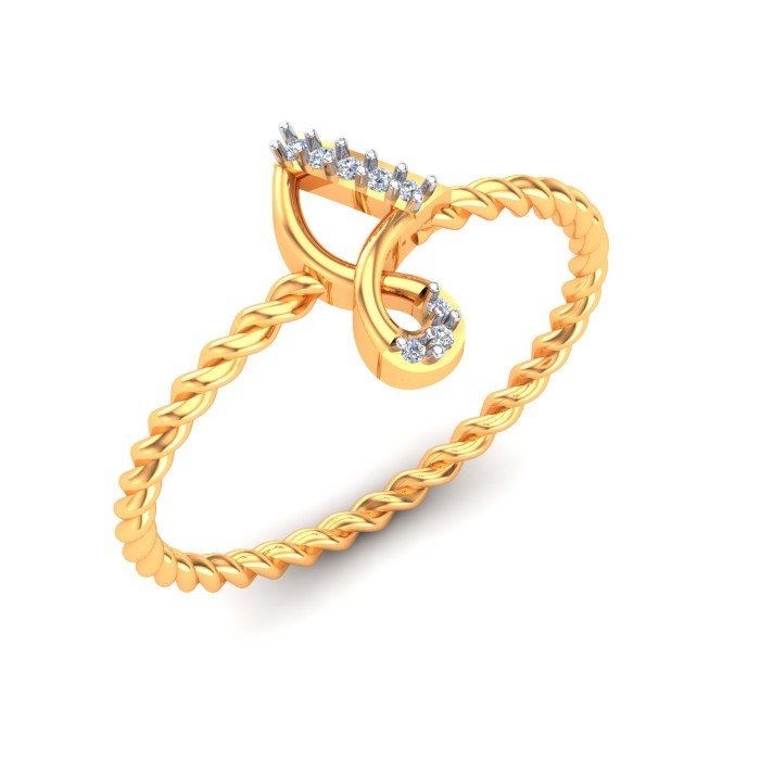 Spiral Twisted Ring