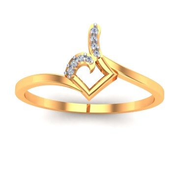 Stylish Finger Gold Ring