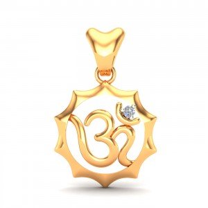 Gold Om Pendant