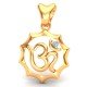 Gold Om Pendant