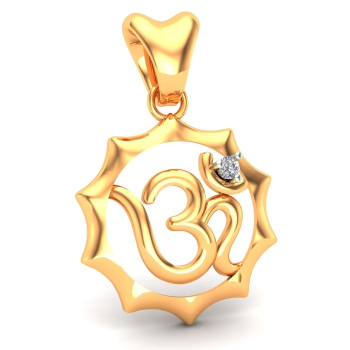 Gold Om Pendant