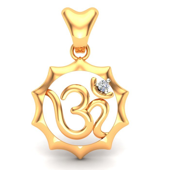 Gold Om Pendant