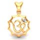 Gold Om Pendant