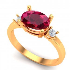 Ruby Diamond Ring