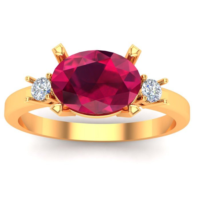 Ruby Diamond Ring