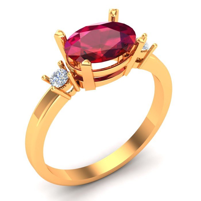 Ruby Diamond Ring