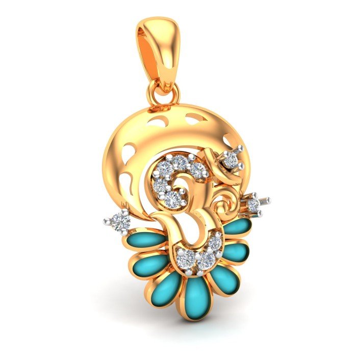 Om Pendant Gold