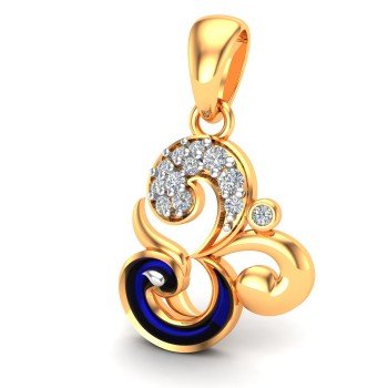 Mayur Om Locket