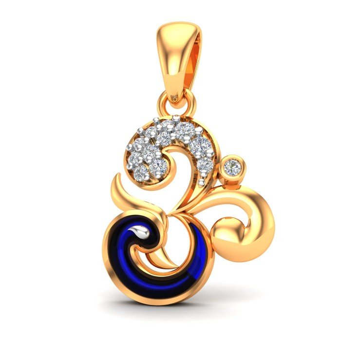 Mayur Om Locket