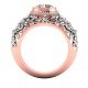 Rose Gold Bridal Gents Ring