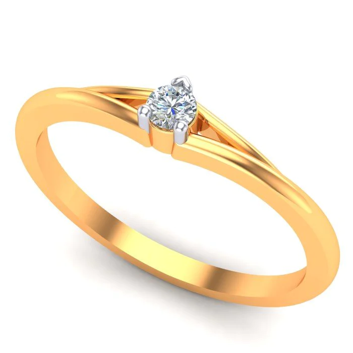 Latest Heart Design Pure Impon Gold Rings Womens Fashions FR1244