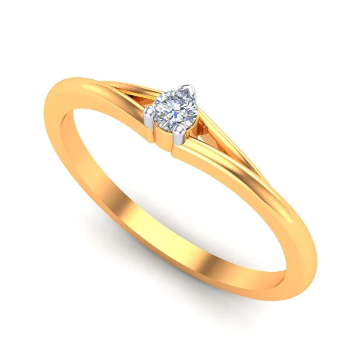 new flower ring design concept with diamond or gem R52 3D model | CGTrader-gemektower.com.vn