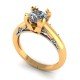 14K Gold Solitaire Rings