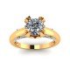 14K Gold Solitaire Rings