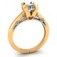 14K Gold Solitaire Rings