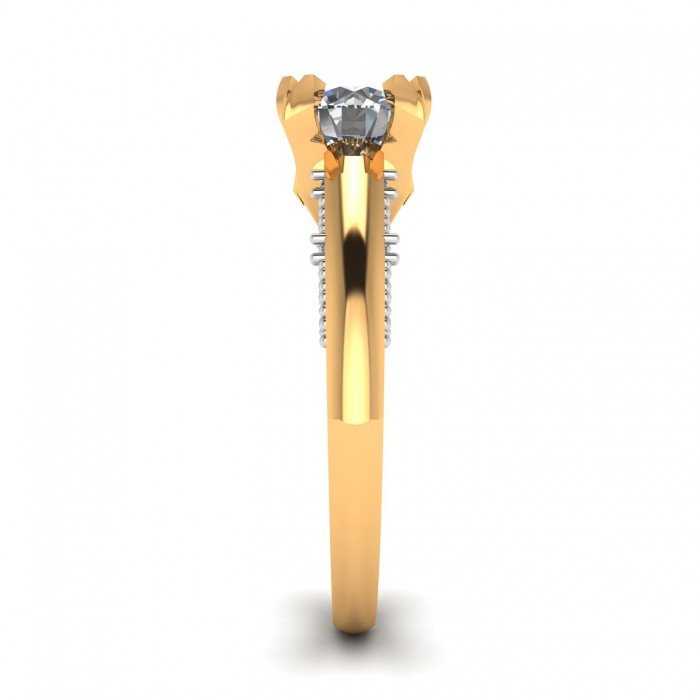 14K Gold Solitaire Rings