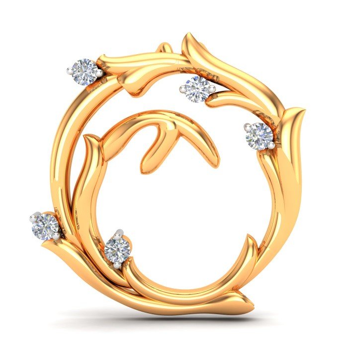 Gold pendant for women
