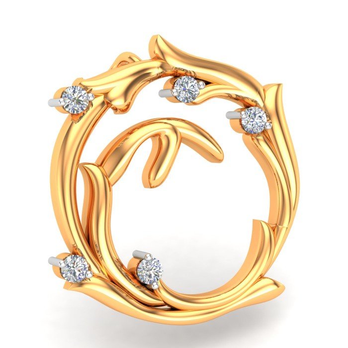 Gold pendant for women