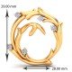 Gold pendant for women