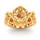 Santoshi Mata Gold Ring