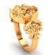 Santoshi Mata Gold Ring