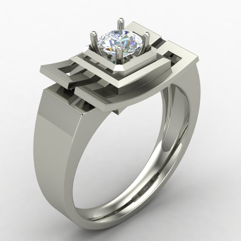 Solitaire Engagement Genta Ring