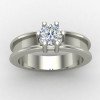 Round Solitaire American Diamond Ring Round Solitaire American Diamond Ring