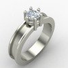 Round Solitaire American Diamond Ring Round Solitaire American Diamond Ring