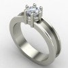 Round Solitaire American Diamond Ring Round Solitaire American Diamond Ring