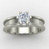 Round Solitaire American Diamond Ring Round Solitaire American Diamond Ring