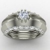 Round Cut Solitaire Engagement Ring Silver Round Cut Solitaire Engagement Ring Silver