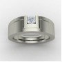 Solitaire Ring With Hallmark Silver