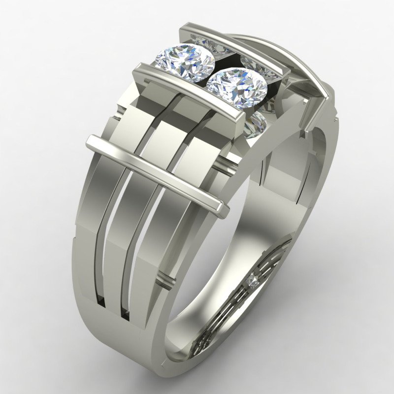 Gents Solitaire Ring for Proposal